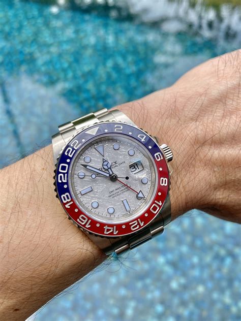 rolex gmt master 2 pepsi kaufen|gmt master 2 pepsi meteorite.